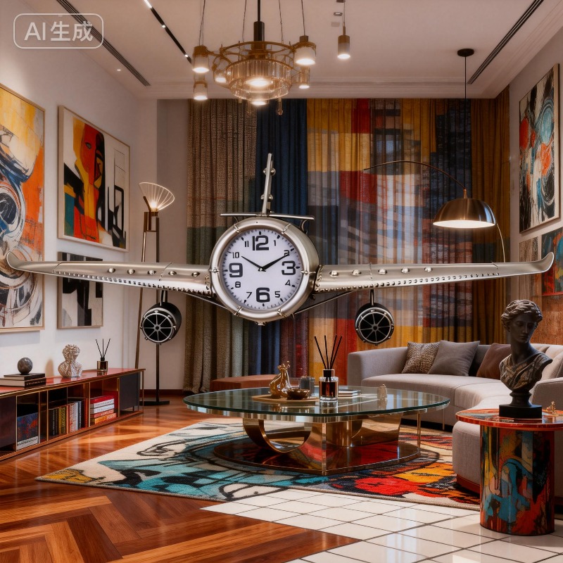 Luxury Lifestyle Homes - Ciche zegary ścienne do salonu, kreatywne