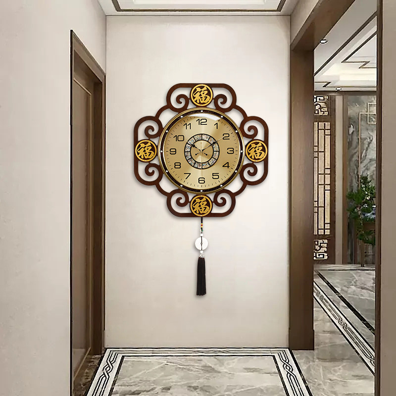 Luxury Lifestyle Aesthetics - Zegary ścienne w stylu chińskim, minimalistyczny