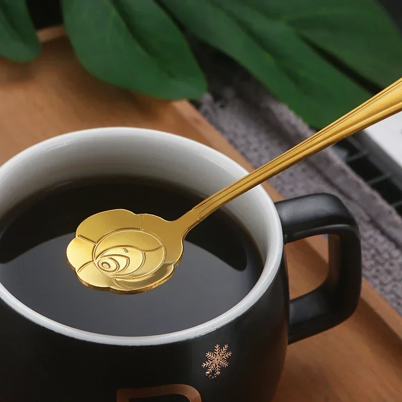 Łyżeczka do kawy ze stali nier – Gold Cutlery Flatware recenzja i cena