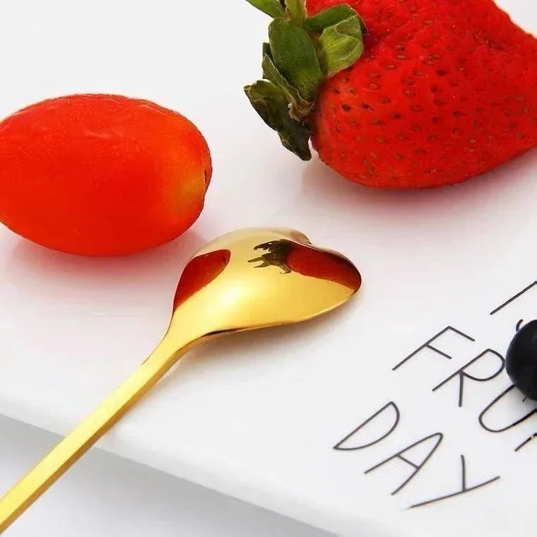 Łyżeczka do kawy ze stali nier – Gold Cutlery Flatware recenzja i cena