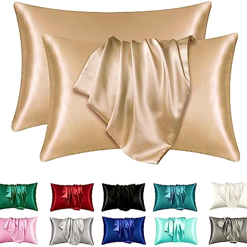 2 szt. Satynowe poszewki na po – Silk Pillowcase Set recenzja i cena