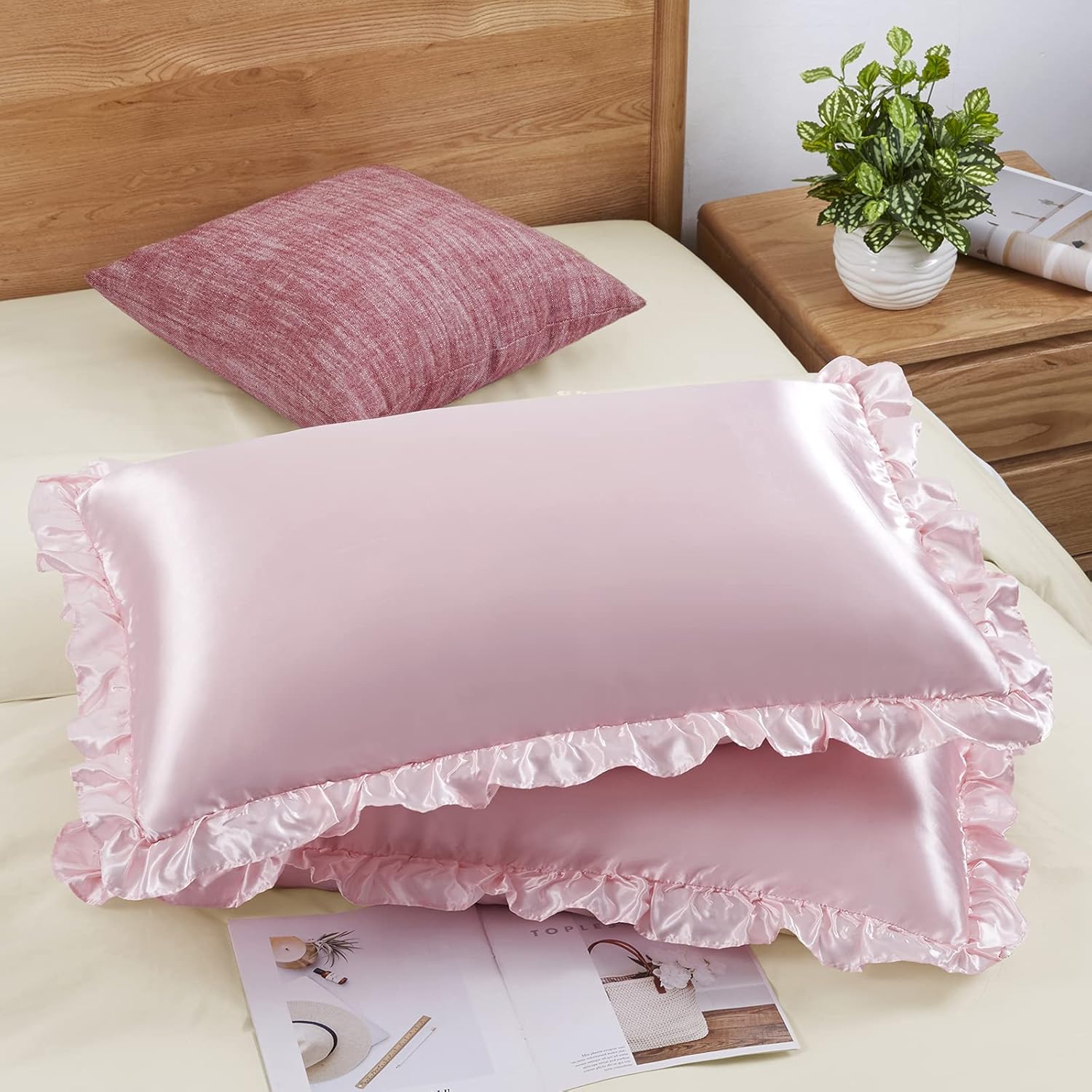 2 szt. satynowych poszewek na  – Silk Pillowcase Set recenzja i cena