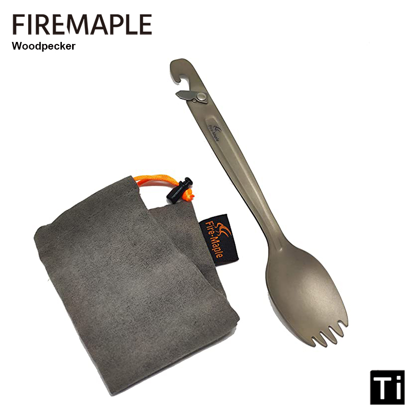 Ogień Maple tytanu Spork z wie – Gold Cutlery Flatware recenzja i cena