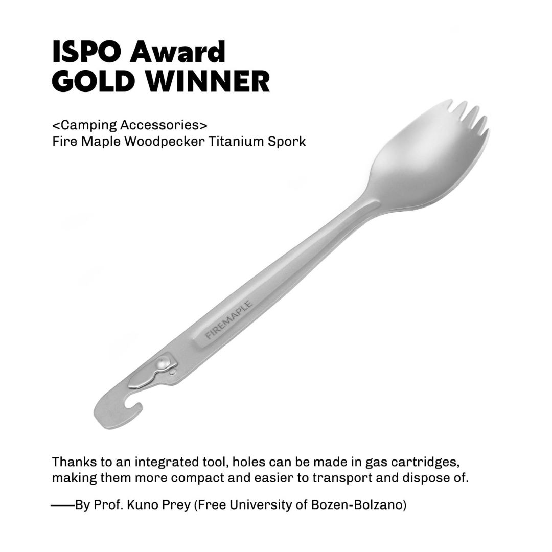 Ogień Maple tytanu Spork z wie – Gold Cutlery Flatware recenzja i cena